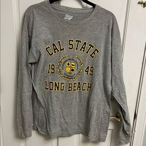 Blue 84 Gray Cal State Long Beach Sweatshirt